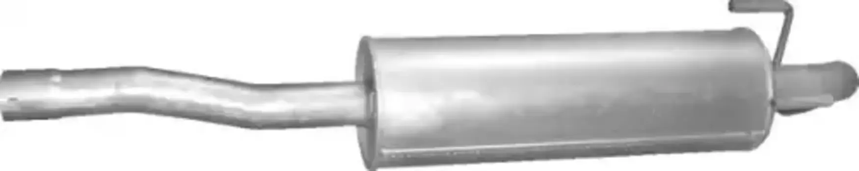 глушитель задняя часть!\ MB Sprinter II 2.2/3.0 D 00-06 30.92AL POLMOSTROW