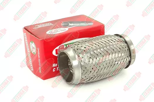 гофра глушителя! D50хL120\ универсальная трехслойная