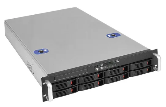 Корпус серверный 2U Exegate Pro 2U660-HS08 EX292255RUS RM 19", глубина 660, без БП, 8xHotSwap, USB