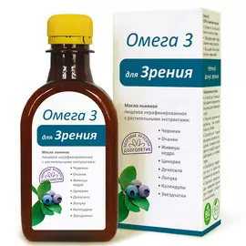 Масло льняное «Для зрения», 200 мл, Компас Здоровья