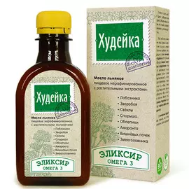 Масло льняное «Худейка», 200 мл, Компас Здоровья