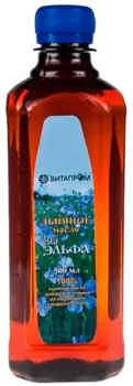 Масло льняное из белого льна, 500 мл, Эльфа