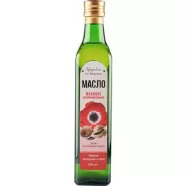 Масло маковое, 500 мл, Здоровье со вкусом