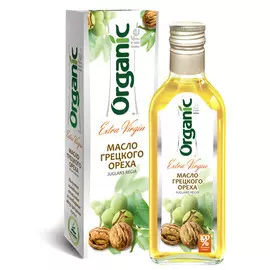 Масло пищевое нерафинированное грецкое, 250 мл, Organic Life