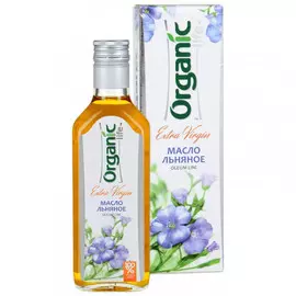 Масло пищевое нерафинированное льняное, 500 мл, Organic Life