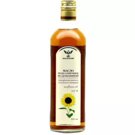 Масло подсолнечное нерафинированное холодного отжима 0,5 л, DIAL-EXPORT