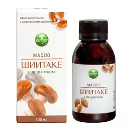Масло Шиитаке с лецитином "Алфит Плюс", 100 мл, Алфит Плюс