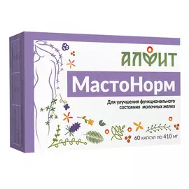 МастоНорм, 60 капсул по 410 мг, Алфит