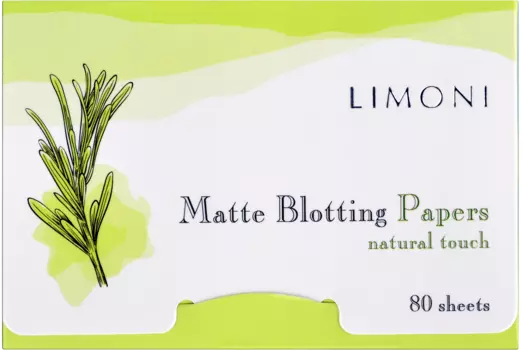 Матирующие салфетки для лица, 80 шт, LIMONI