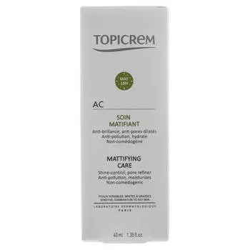 Матирующий уход 40 мл, Topicrem