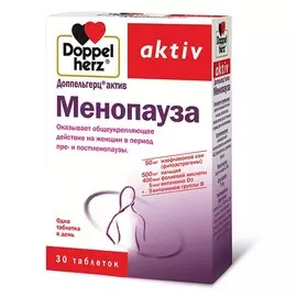 Менопауза, 30 таблеток, Доппельгерц Актив