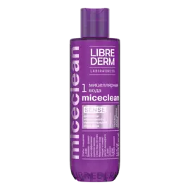 Мицеллярная вода SENSE для нормальной и чувствительной кожи Miceclean, 200 мл, Librederm