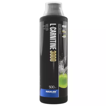 L-карнитин L-Carnitine 3000, вкус Зелёное яблоко, 500 мл, MAXLER