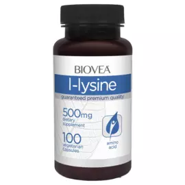 L-Lysine, 500 mg, 100 капсул, Biovea