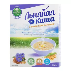 Льняная каша "Алфит Плюс", "Диета" с ячменными хлопьями, 400 г, Алфит Плюс