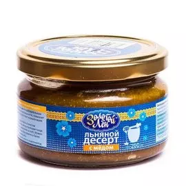 Льняной десерт с мёдом натуральный, 200 гр, Золотой лён