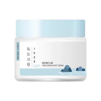 Лёгкий увлажняющий крем с комплексом минералов 1025 Dokodo Light Cream, 80 мл, Round Lab