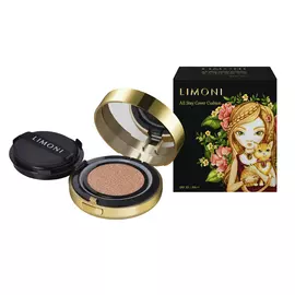 Кушон тональный флюид SPF35/PA++ Animal Princess 02 Medium, Limoni