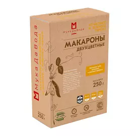 Макароны двухцветные гороховые, 250 г, МукаДаВода
