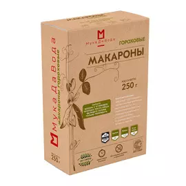 Макароны из желтого гороха, 250 г, МукаДаВода