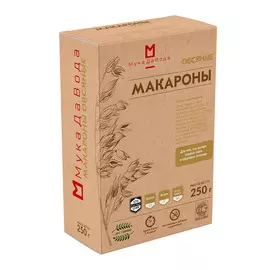 Макароны овсяные, 250 г, МукаДаВода