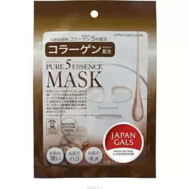 Маска с коллагеном Pure5 Essence, 1 шт, JAPAN GALS