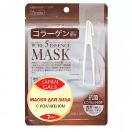 Маска с коллагеном Pure5 Essence, 7 шт, JAPAN GALS