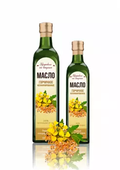 Масло горчичное, 500 мл, Здоровье со вкусом