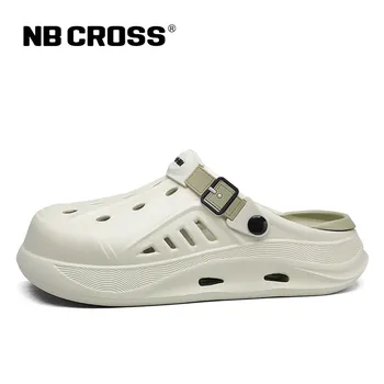 Сабо унисекс Nb Cross, цвет 2455 Black Orange