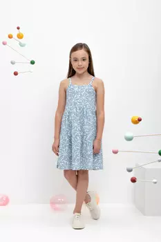 Сарафан для девочек CROCKID, КР 5796, цвет - синий
