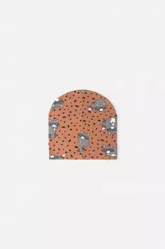 Шапка для девочек CROCKID, КР 8102, цвет - коричневый