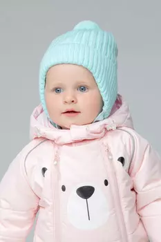 Шапка для девочек CROCKID, КВ 20293/ш, цвет - бирюзовый
