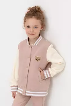 Жакет для девочек CROCKID, КР 302605, цвет - кофейный