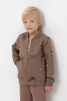 Жакет для мальчиков CROCKID, КР 302568, цвет - коричневый