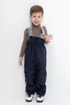 Полукомбинезон для мальчиков CROCKID, ВК 46016/22 УЗГ, цвет - синий