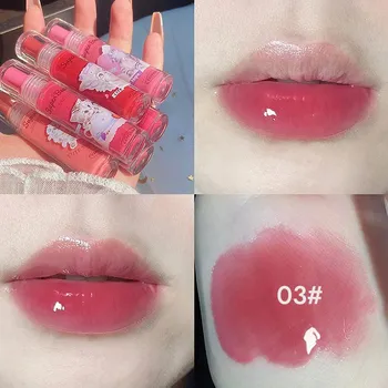 CAPPUVINI Cat Lip Gloss Watery Mirror Увлажняющий блеск для губ Уход за губами Масло для губ