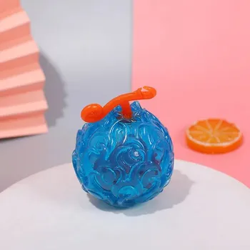 Squeeze Devil Fruit Anime One Piace Figure Flame-Flame Gum-Gum Ace Luffy Chopper ПВХ Фигурка Модель Игрушка Juguetes оранжевый
