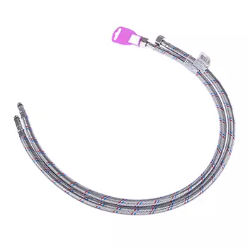 Подводка гибкая для смесителя FRESSO 1/2", М10х35мм, штуцер-гайка, 80см, 2шт