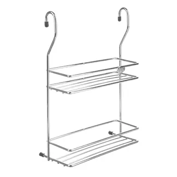 Полка двухярусная на рейлинг 21x8,2x30,6 см, VETTA CWJ203M