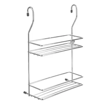 Полка двухярусная на рейлинг 21x8,2x30,6 см, VETTA CWJ203M