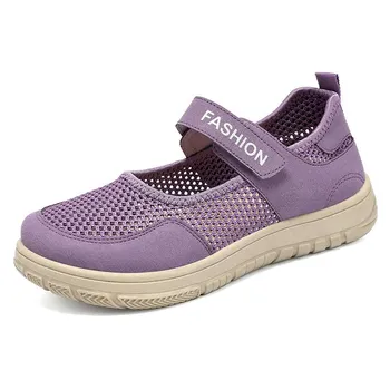 Women s Shoes, Versatile Summer New Flat Mesh Shoes, One Foot Cloth Shoes 36 чёрный