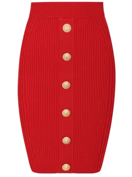 Юбка из вискозы BALMAIN