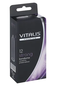 Презервативы Vitalis Premium Strong сверхпрочные ширина 53 мм, 12 шт