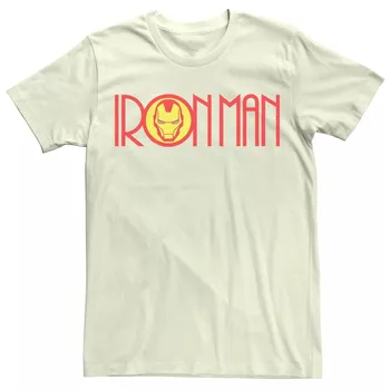 Мужская футболка с логотипом Marvel Retro Ironman Licensed Character