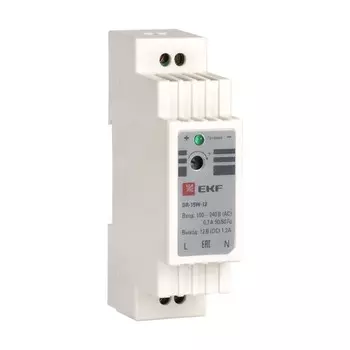 Блок питания 12 В EKF PROxima dr-15w (dr-15w-12)