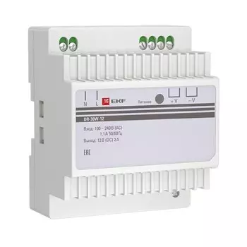 Блок питания 12 В EKF PROxima dr-30w (dr-30w-12)