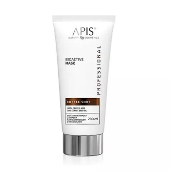 APIS NATURAL COSMETICS Биоактивная маска COFFEE SHOT с кофейной кислотой и маслом кофейных косточек