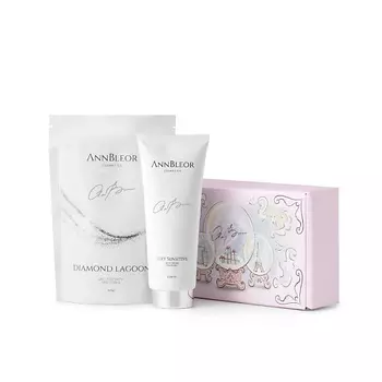 ANNBLEOR Косметический набор AnnBleor (крем-сливки для тела + соль для ванны) 1.0