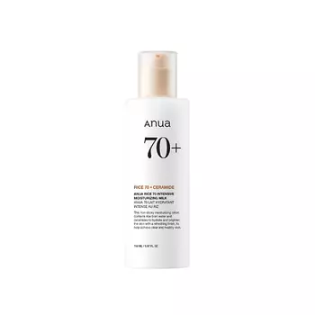 ANUA Молочко увлажняющее с рисовым экстрактом и керамидами RICE 70 INTENSIVE MOISTURIZING MILK