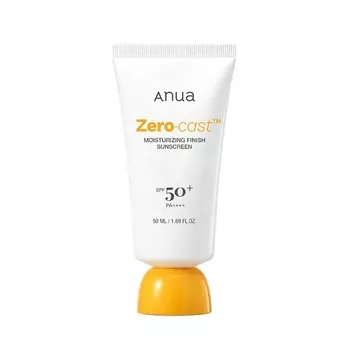 ANUA Солнцезащитный увлажняющий крем с гиалуроновой кислотой ZERO-CAST MOISTURIZING FINISH SUNSCREEN